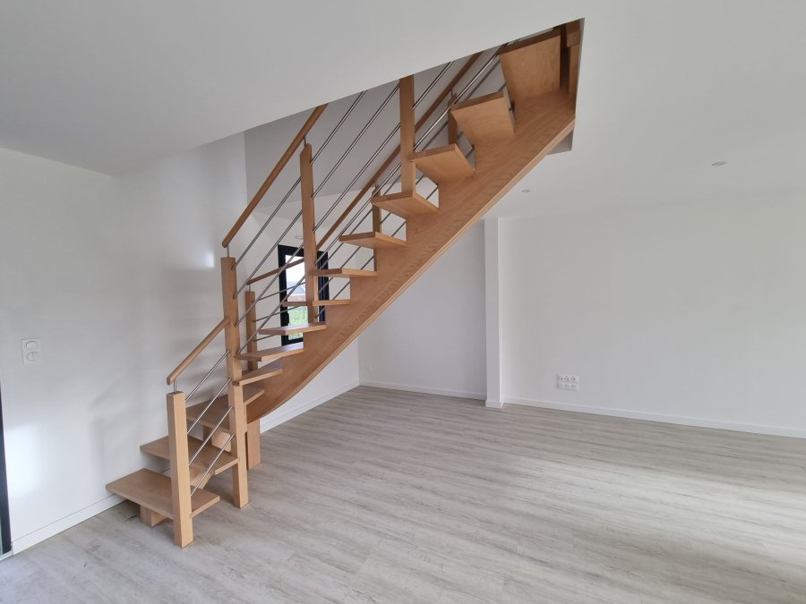 Escalier avec limon central